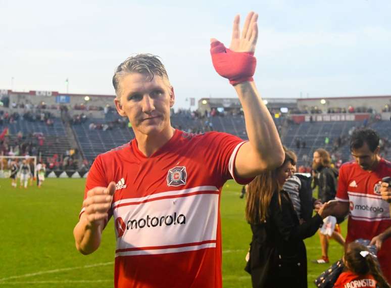 Bastian Schweinsteiger durante jogo contra Toronto FC no est&aacute;dio SeatGeek  29/9/2019 Mike DiNovo-USA TODAY Sports