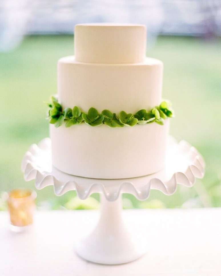 2. Escolha o modelo de bolo de casamento conforme o estilo da sua festa – Foto: Martha Stewart Weddings