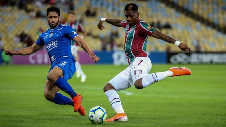 Yony melhorou após a efetivação de Marcão (Foto: Lucas Merçon/Fluminense)