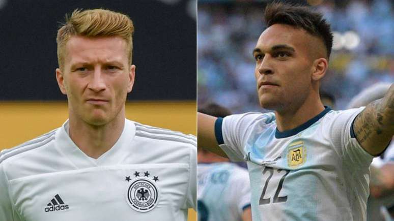 Reus e Lautaro Martínez são os principais jogadores da equipe no duelo desta quarta-feira (AFP)