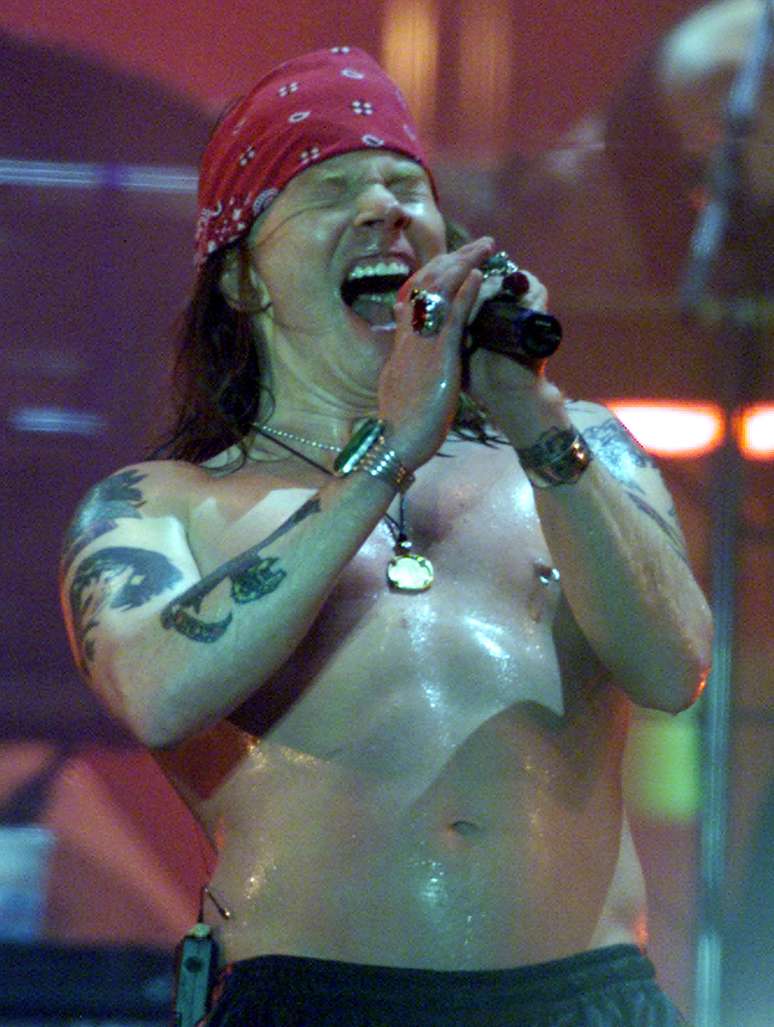 Axl Rose, vocalista do Guns N' Roses