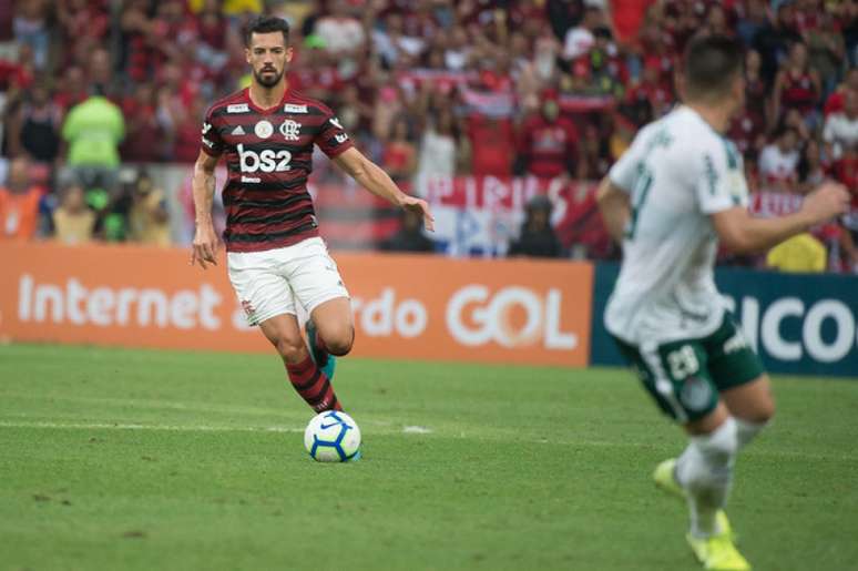 Pablo Marí em ação pelo Flamengo neste Campeonato Brasileiro (Foto: Alexandre Vidal / Flamengo)