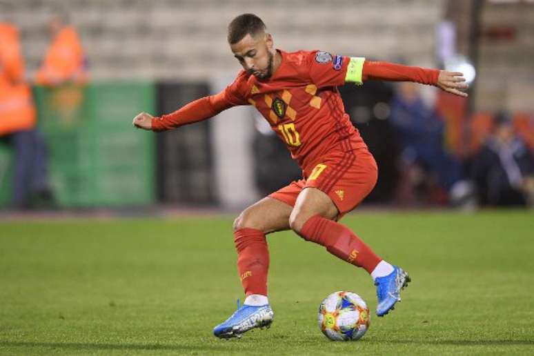 Bélgica não teve dificuldades para golear San Marino (Foto: YORICK JANSENS/BELGA/AFP)