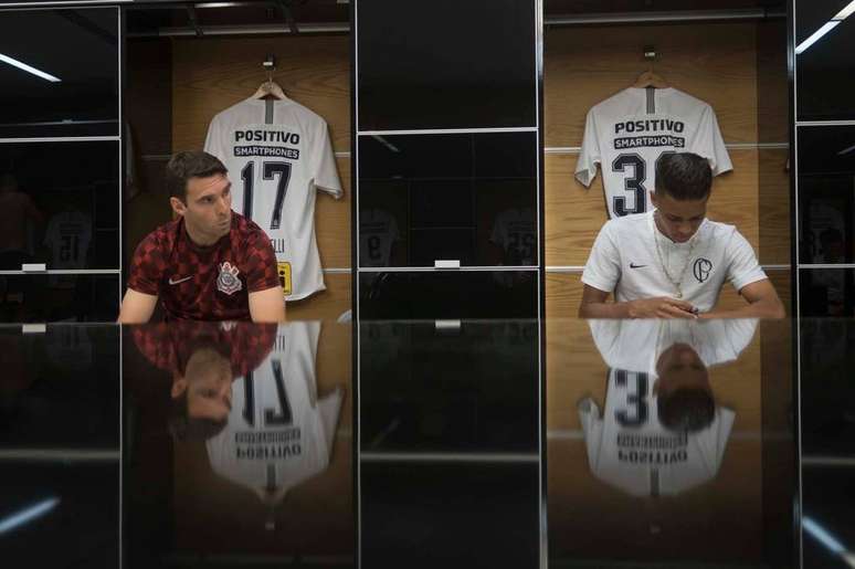 Pedrinho também não poderá ajudar Boselli e o Corinthians contra o São Paulo (Foto: © Daniel Augusto Jr. / Ag. Corinthians)