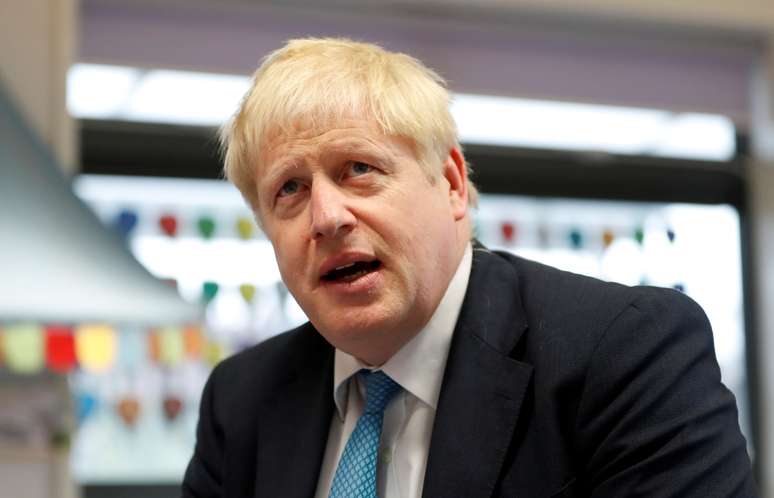 Primeiro-ministro britânico, Boris Johnson, visita escola em Beaconsfield, Buckinghamshire
11/10/2019 Alastair Grant/Pool via REUTERS