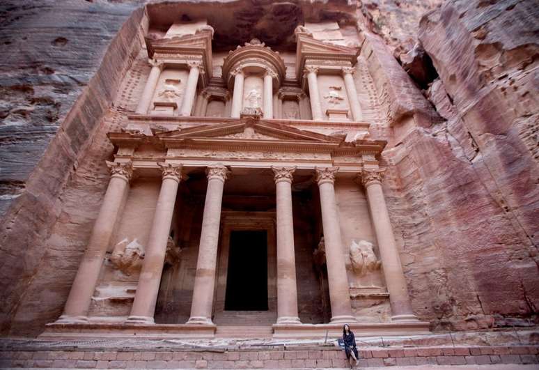 Petra é o monumento mais conhecido deixado pelos nabateus