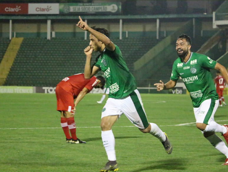 O Guarani bateu o CRB por 1 a 0 (Foto: Reprodução/Twitter)