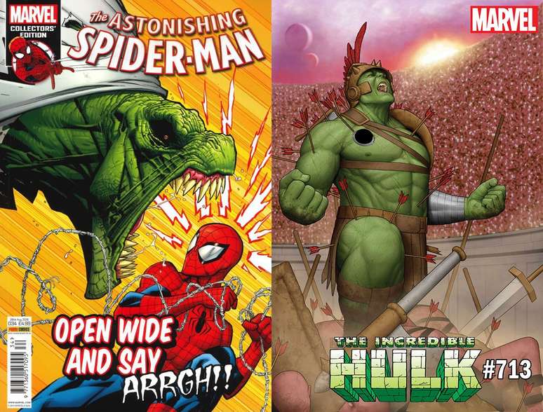 Homem-Aranha e Hulk são duas das maiores estrelas da Marvel
