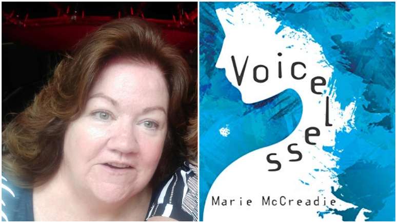 Marie McCreadie conta sua hist&oacute;ria no livro "Voiceless" (sem voz).