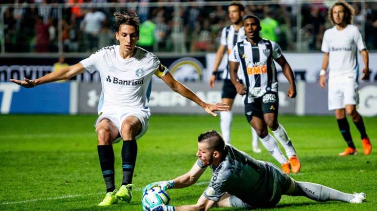 A goleada do Grêmio em BH selou o fim da passagem de Santana pelo alvinegro mineiro-(Warley Soares/AM Press/Lancepress!)