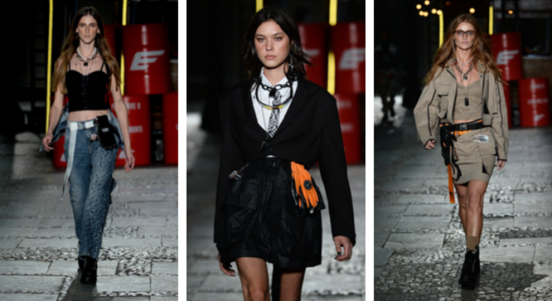 Daiane Conterato, Angelica Erthal e Contia Dicker na Ellus (Foto: Francisco Cepeda/AgNews)