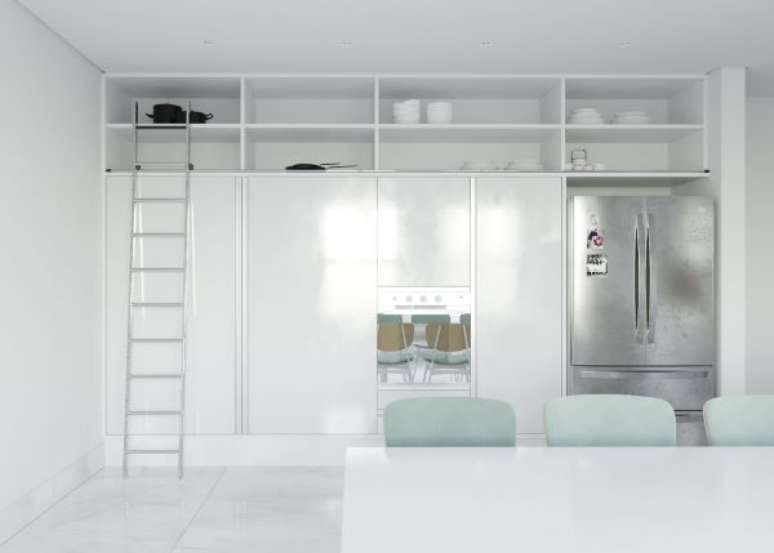 55. Cozinha gourmet branca &ndash; Por: Contato 6