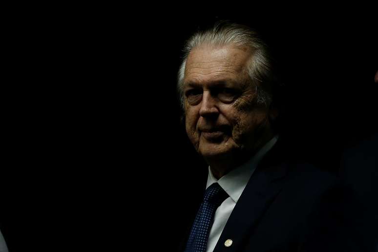 Presidente do PSL, Luciano Bivar, no Congresso Nacional
20/02/0219
REUTERS/Adriano Machado