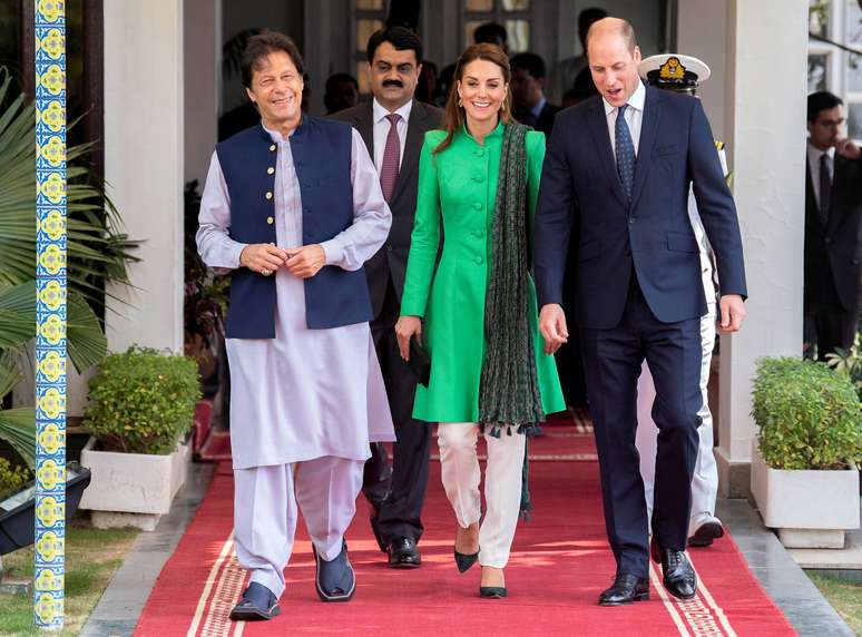 Pr&iacute;ncipe William e Kate em encontro com premi&ecirc; do Paquist&atilde;o, Imran Khan
15/10/2019
REUTERS