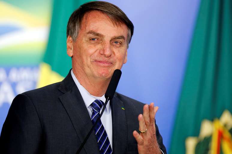 Bolsonaro participa de evento no Planalto 8/10/2019 REUTERS/Adriano Machado