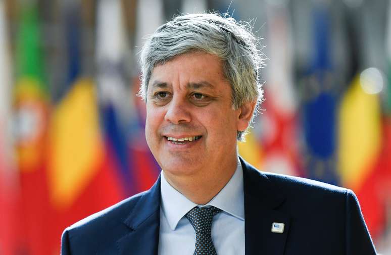 O presidente do Eurogroup e ministro das Finanças de Portugal, Mário Centeno, em Bruxelas, Bélgica. 21/06/2019. REUTERS/Piroschka van de Wouw