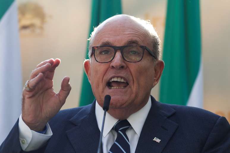 Giuliani fala em evento em NY 24/10/2019 REUTERS/Shannon Stapleton