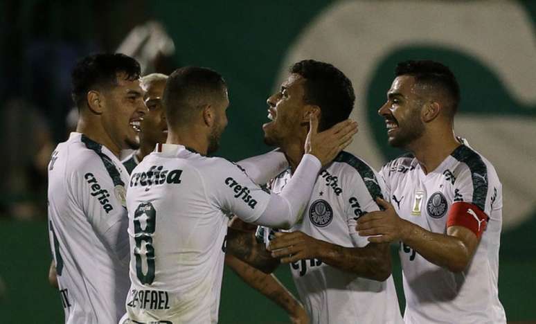 No primeiro turno, em 2 de junho, o Palmeiras venceu por 2 a 1, na Arena Condá (Agência Palmeiras/Divulgação)