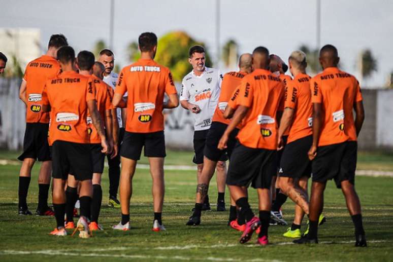 O técnico Vagner Mancini comandou seu primeiro treino à frente do Galo- (Bruno Cantini/Atlético-MG)