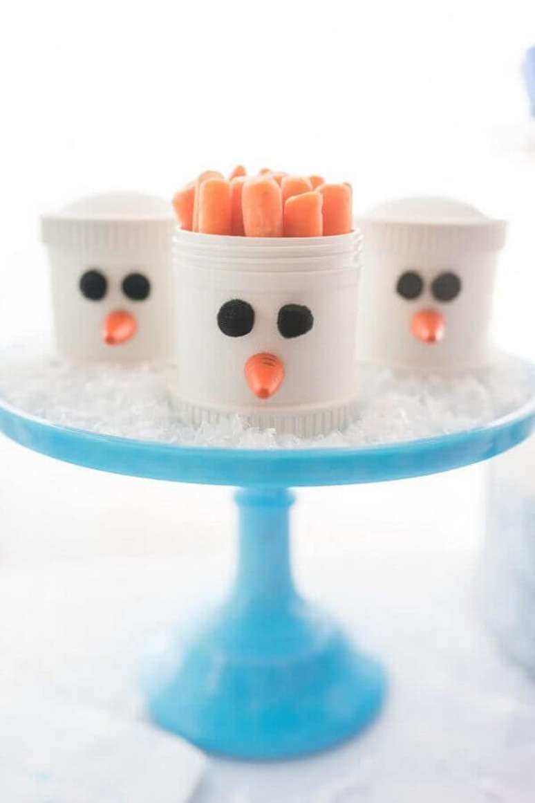 6. Os detalhes podem fazer toda a diferença na sua festa infantil da Frozen – Foto: Pinterest