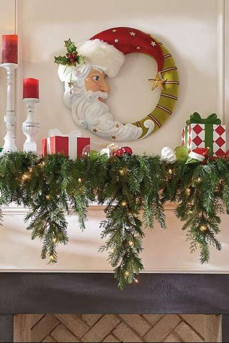 9. Guirlanda de papai noel – Por: Elle Decor