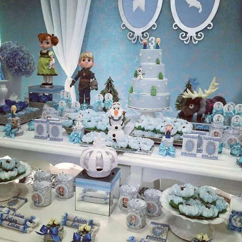 3. Invista em todos os personagens para compor a decora&ccedil;&atilde;o da sua festa de anivers&aacute;rio da Frozen &ndash; Foto: Daniela Ursino