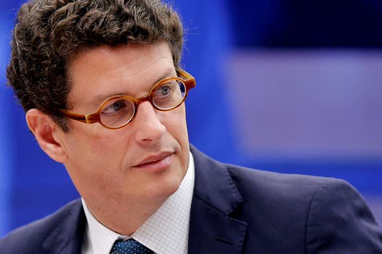 Salles participa de sessão em comissão da Câmara dos Deputados 9/10/2019 REUTERS/Adriano Machado