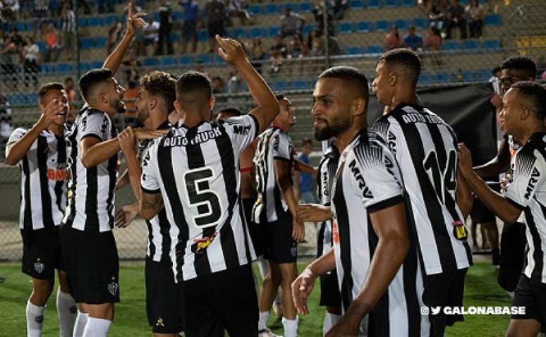 O time sub-20 do Galo garantiu sua vaga à outra fase do Brasileiro sub-20 e vai encarar o Vasco, líder da fase de classificação- (Divulgação/Atlético-MG)