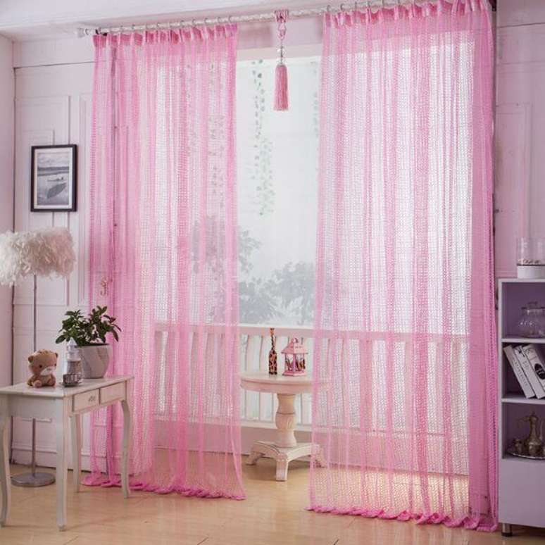 78. Escolha com cuidado a sua cortina para quarto rosa &ndash; Por: Aliexpress