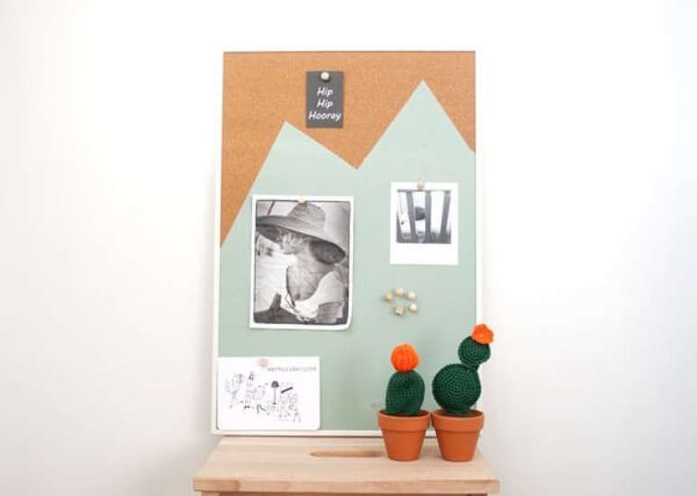 33. Quadro de aviso de corti&ccedil;a. Fonte: Pinterest