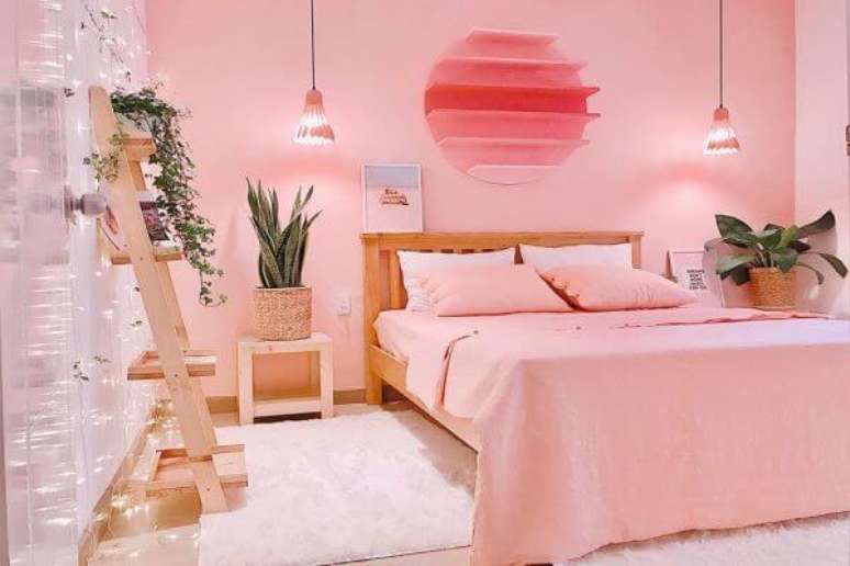 59. Aposte no quarto rosa pink para uma decora&ccedil;&atilde;o diferenciada &ndash; Por: Luxstay