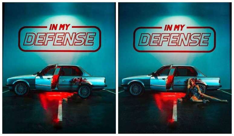 Pelo Twitter, a rapper australiana comentou o fato de ter sido apagada da capa do disco 'In My Defense'. 