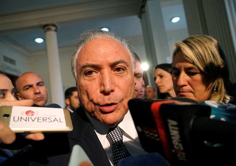 Michel Temer dá entrevista em Montevidéu
18/12/2018 REUTERS/Mariana Greif 