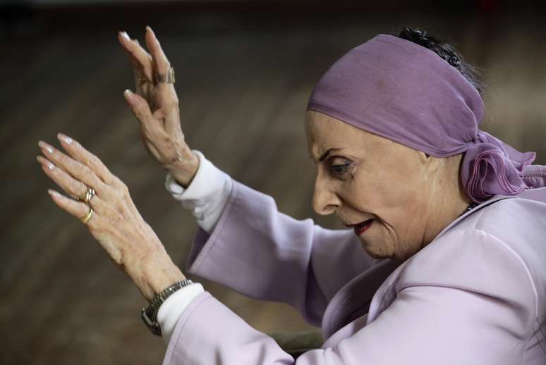Lend&aacute;ria bailarina cubana Alicia Alonso em Havana
02/03/2011
REUTERS/Desmond Boylan