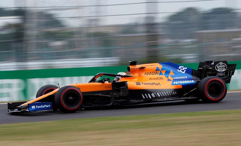 Carro da McLaren, com logo da Petrobras, durante o GP do Japão 2019 
11/10/2019
REUTERS/Soe Zeya Tun