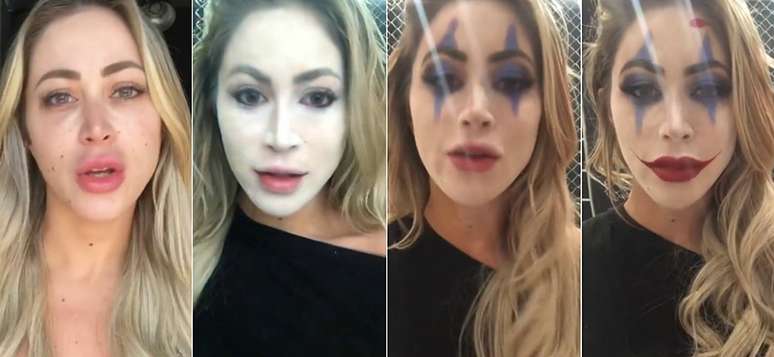 Carol Sertório mostrou o processo de make up em vídeo no Instagram