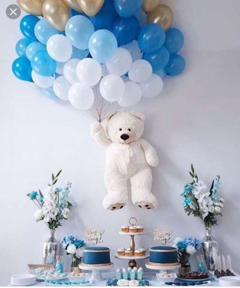 22. Decora&ccedil;&atilde;o de festa simples para anivers&aacute;rio infantil &ndash; Por: Instaphenomenos