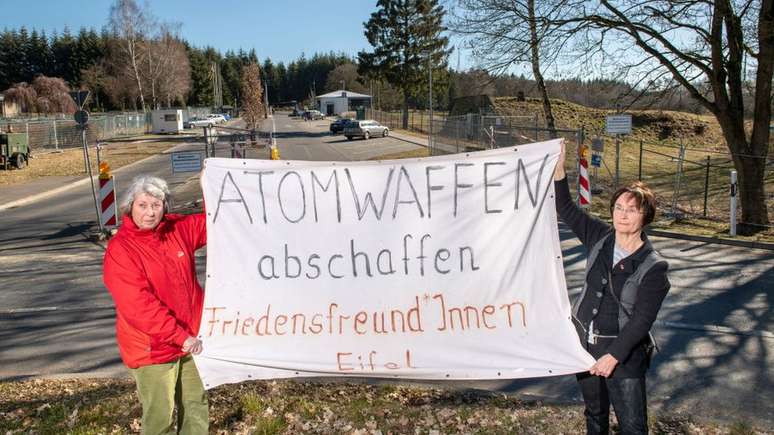 A base aérea de Büchel na Alemanha também abriga bombas nucleares B61