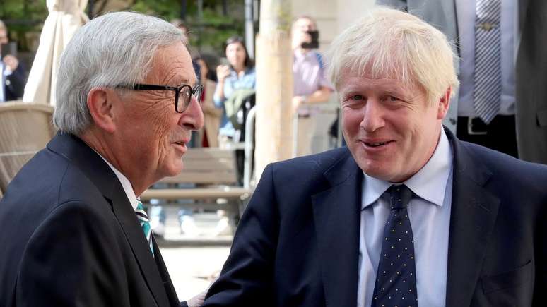 Boris Johnson se mostrou muito satisfeito com o acordo fechado com a União Europeia