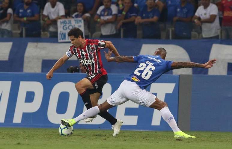 São Paulo foi inoperante no Mineirão e foi derrotado por 1 a 0 pelo Cruzeiro (Foto: Rubens Chiri/São Paulo)
