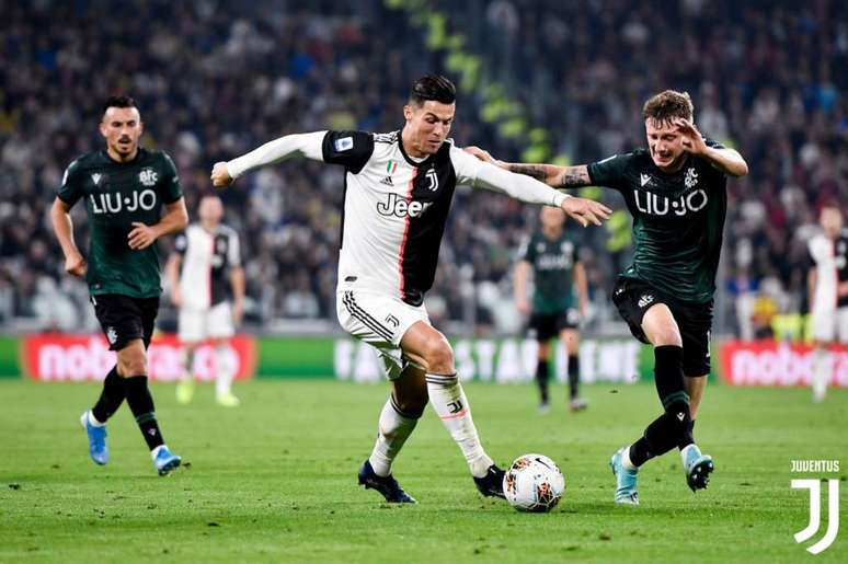 Cristiano Ronaldo fez o primeiro gol da Juventus (Reprodução)