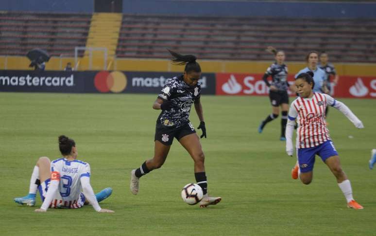 Corinthians saiu perdendo por 2 a 0, mas buscou o empate no Equador (Foto: Divulgação/Conmebol)