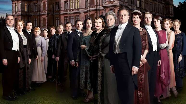Elenco de 'Downton Abbey', premiada produção britânica que faturou 3 Globos de Ouro e 15 Emmys