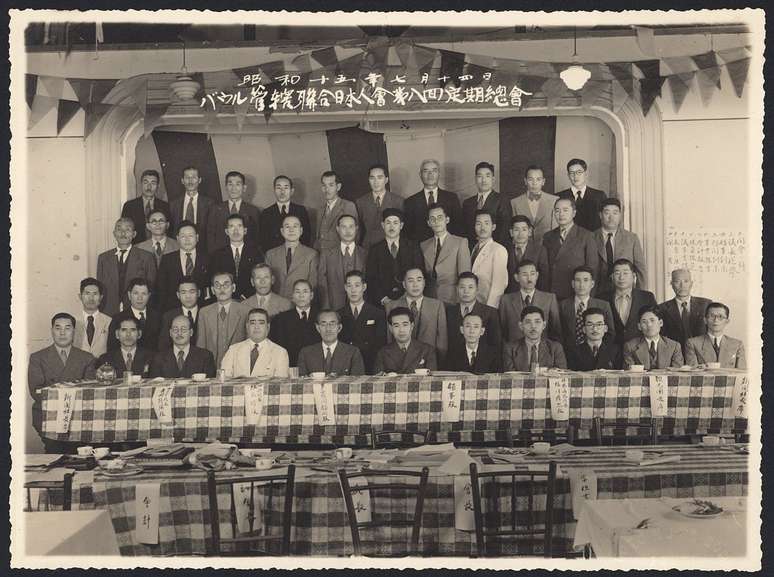 Oitava reunião dos clubes japoneses da região noroeste de São Paulo, em Bauru, em 1940