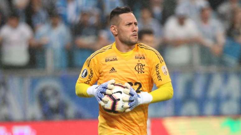 Diego Alves projetou o confronto contra o Grêmio, pela Libertadores (Foto: Raul Pereira/Fotoarena/Lancepress!)