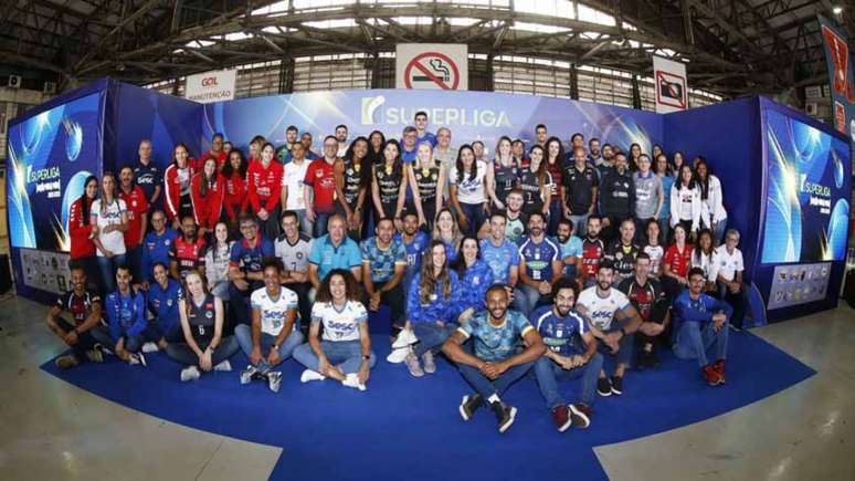 Superliga foi lançada oficialmente em São Paulo (Foto: Gaspar Nóbrega/Inovafoto/CBV)