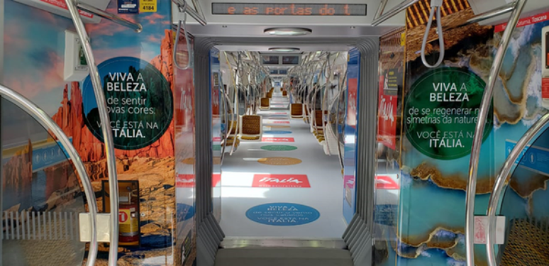 Enit promove 'experiência italiana' no metrô de São Paulo