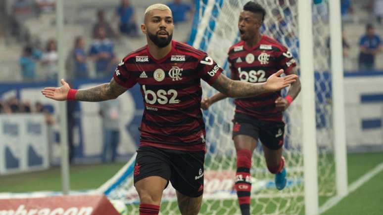 Gabigol e Bruno Henrique disputam a artilharia do Brasileiro (Alexandre Vidal/ Flamengo)