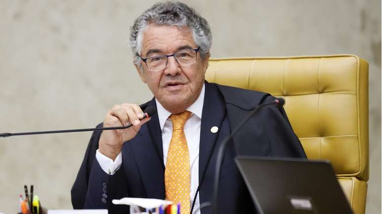 Relator das a&ccedil;&otilde;es, o ministro Marco Aur&eacute;lio foi o primeiro a proferir seu voto no julgamento sobre pris&atilde;o ap&oacute;s condena&ccedil;&atilde;o em segunda inst&acirc;ncia