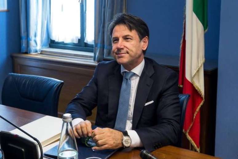 Giuseppe Conte em audiência no Copasir